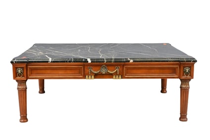 Henredon Marble Top Coffee Table