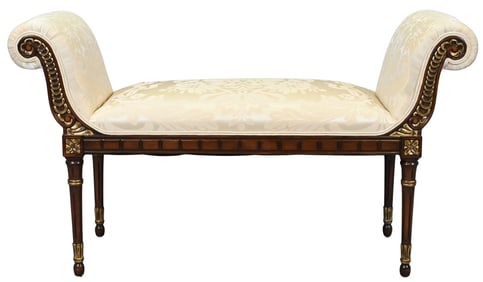 George III Style Upholstered Window Seat