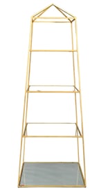 Contemporary Four Tier Obelisk Etagere