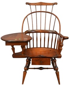 D.R. Dimes Writing Arm Windsor Style Chair