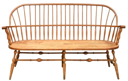 S. Bent Brothers Windsor Style Bench
