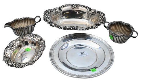 Five Piece Sterling Silver Group