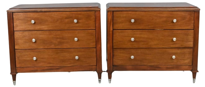 Pair of Contemporary Three Drawer Chests