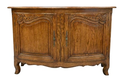Minton Spidell Provincial Style Oak Cabinet