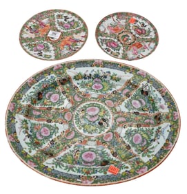 Eleven Piece Chinese Famille Rose Grouping