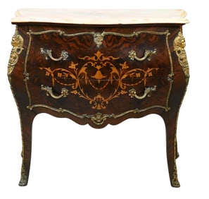 Louis XV Style Marble Top Commode