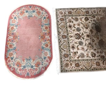 Three Throw Rugs