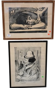 Four Framed Contemporary Portraits