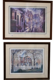 Nine Framed Pieces