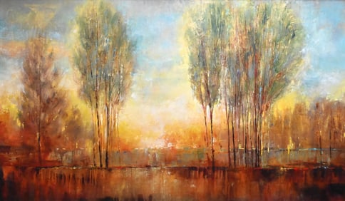 Large Framed Landscape