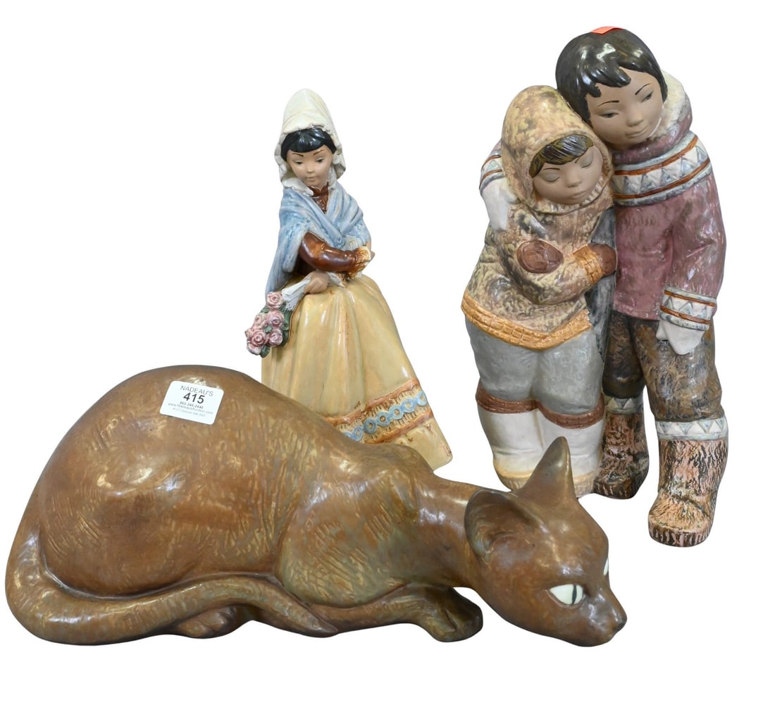 Three Large Lladro Figures (1 of 9)