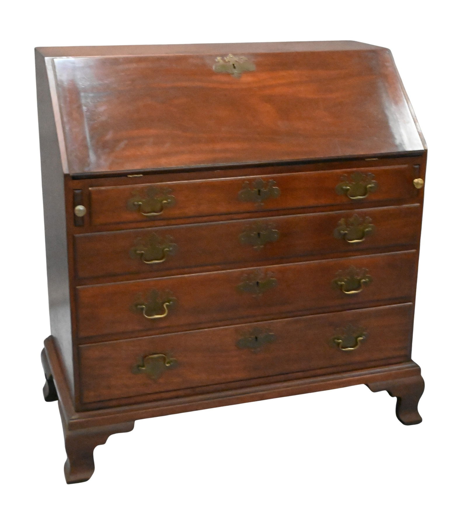 Colonel Kittinger Williamsburg Chippendale Style Mahogany Slant Lid Desk (1 of 4)