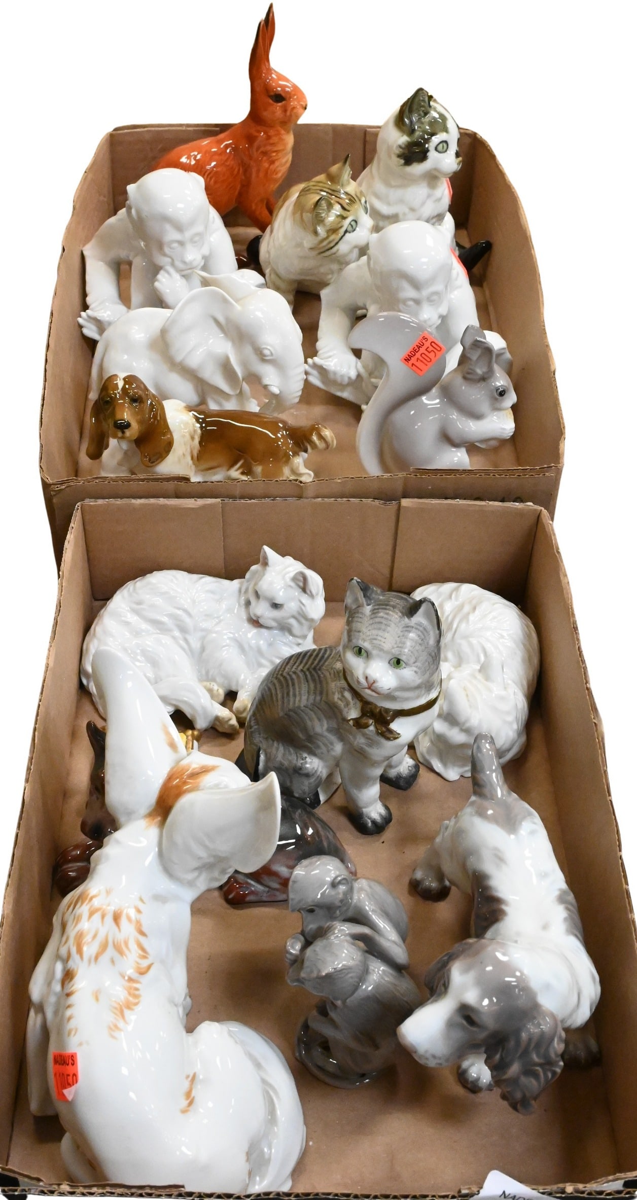 Two Tray Lots of Porcelain Animal Figures (1 of 7)