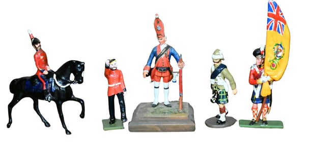 Six Tray Lots of Mostly Lead Toy Soldiers