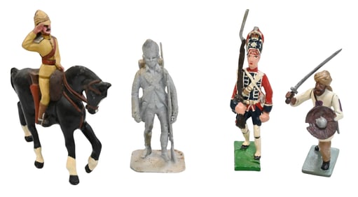 Six Tray Lots of Mostly Lead Toy Soldiers