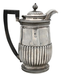 Thomas & Joseph Guest and Joseph Craddock Georgian English Sterling Silver Pitcher