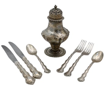 Seven Piece Sterling Silver Lot