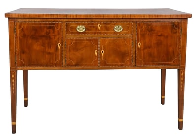 Hepplewhite Inlaid Mahogany Sideboard