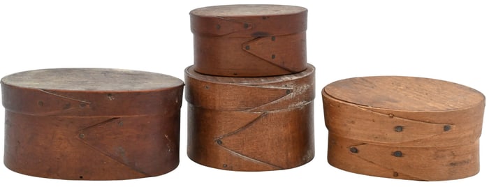 Group of Four Small Pantry Boxes