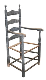 New England Painted Ladderback Great Chair