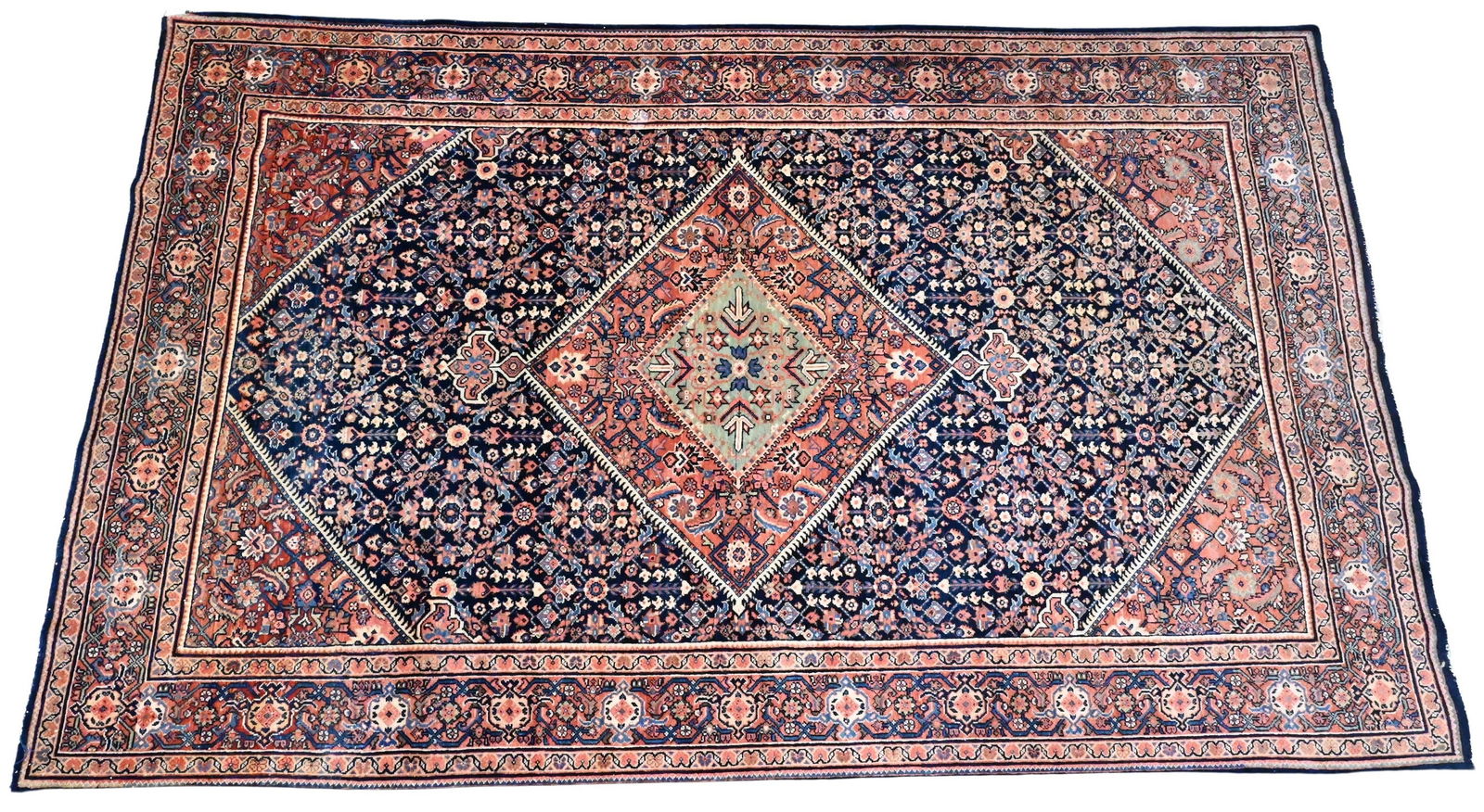 Farahan Sarouk Throw Rug (1 of 5)