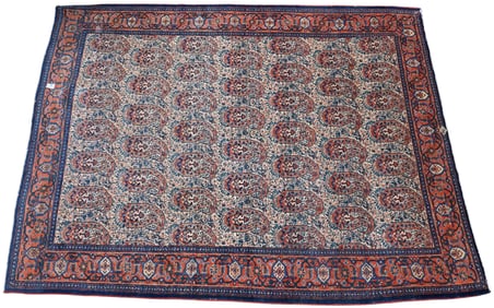 Tabriz Oriental Throw Rug