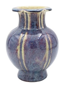 Chinese Flambé Glazed Porcelain Vase