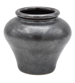 Chinese Porcelain Qianlong Iron Rust Open Mouth Vase