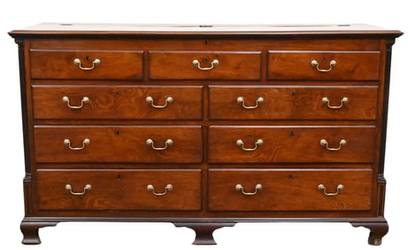 George III Oak Mule Chest of Drawers