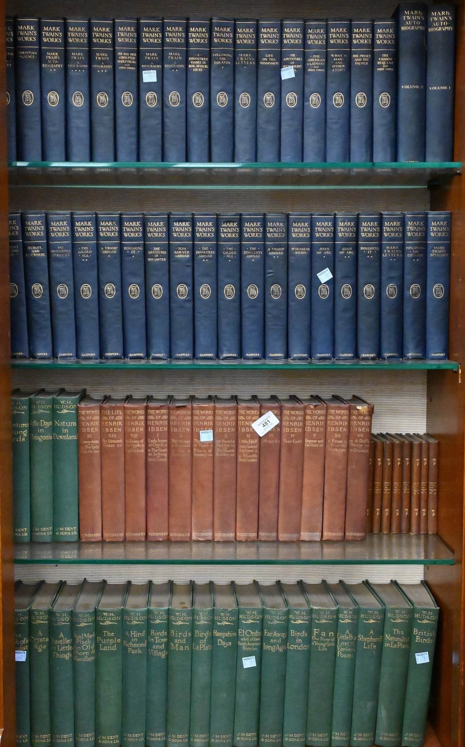 Approximately 150 Bound Classic Books (1 of 5)
