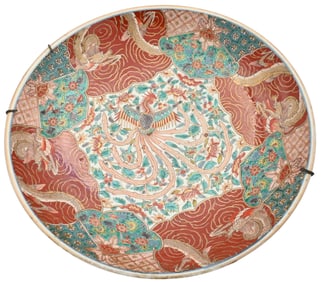 Japanese Dragon and Phoenix Imari Charger