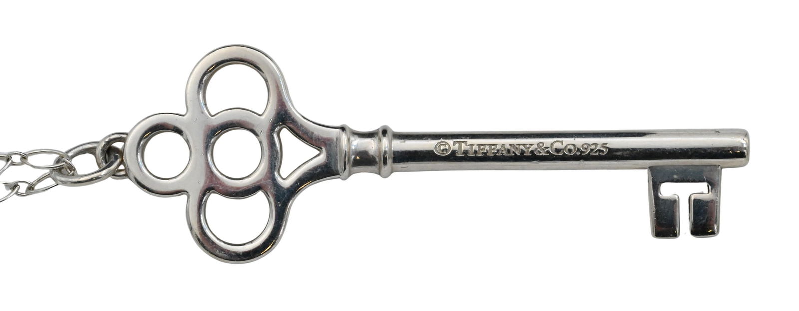 Tiffany & Co. Sterling Silver Key Pendant Necklace (1 of 3)