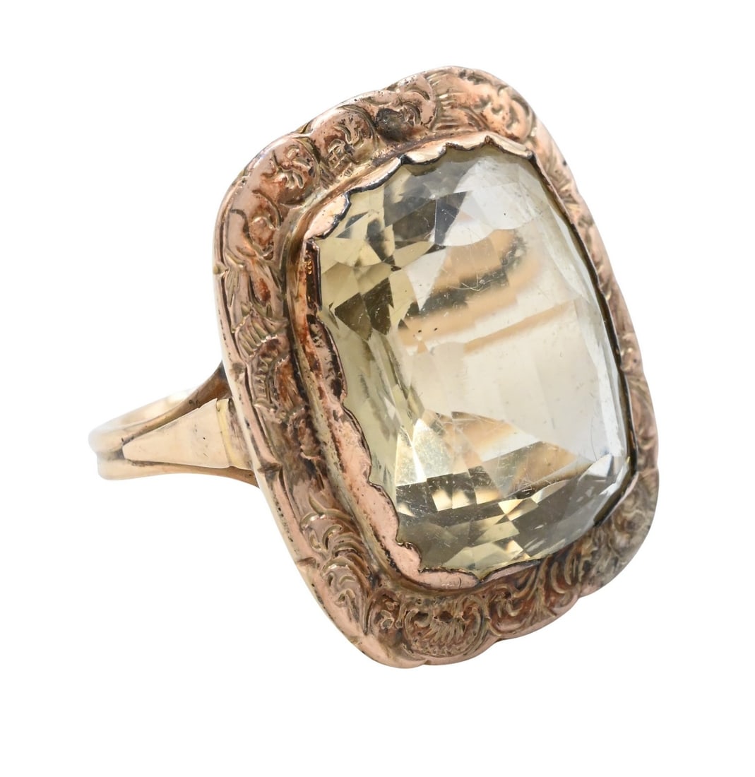 14K Gold and Citrine Ring (1 of 4)