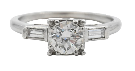 Platinum and Diamond Engagement Ring