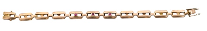 14K Gold Link Bracelet