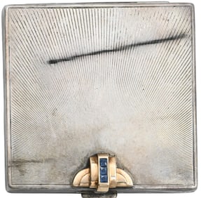 Black Starr & Frost Sterling and 14K Compact