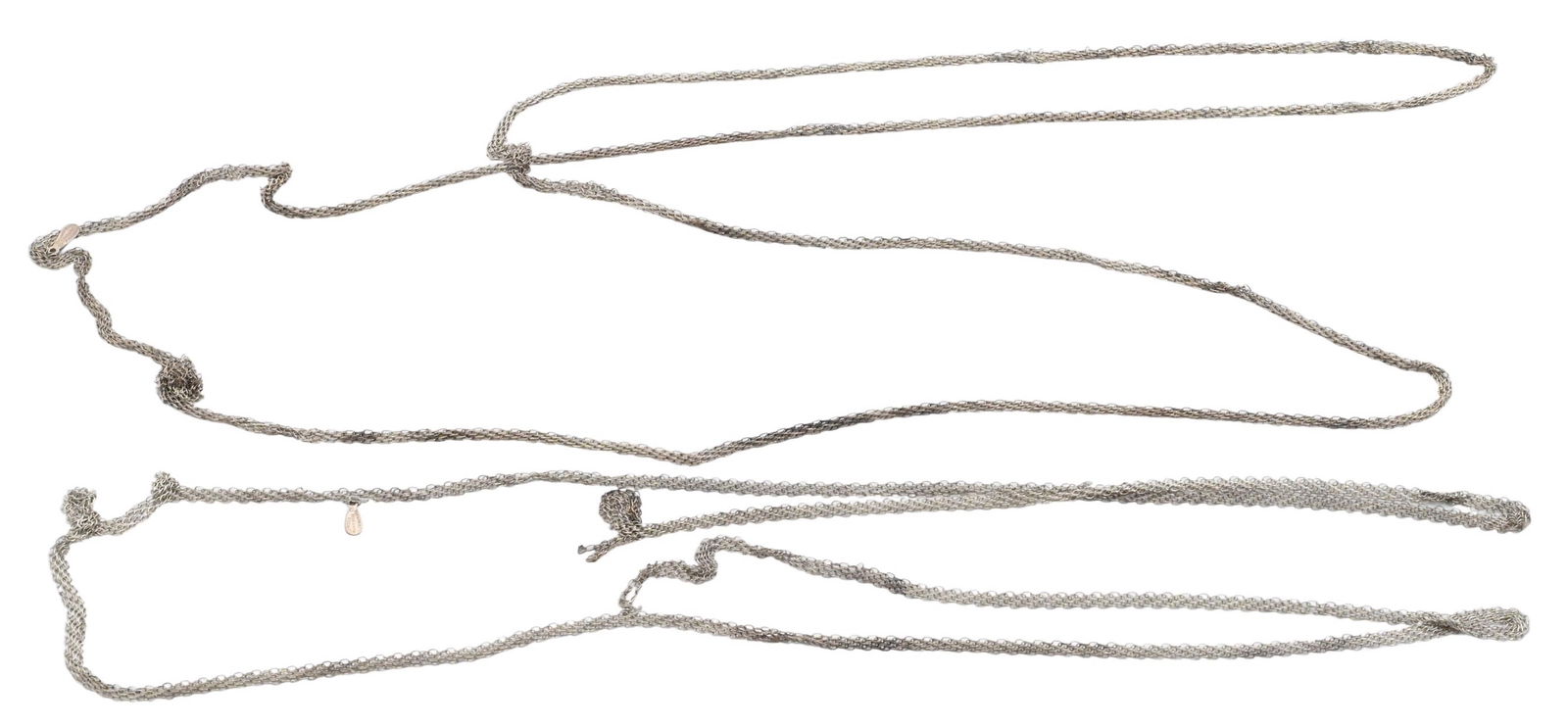 Two Tiffany & Co. Elsa Peretti Silver Mesh Necklaces (1 of 4)