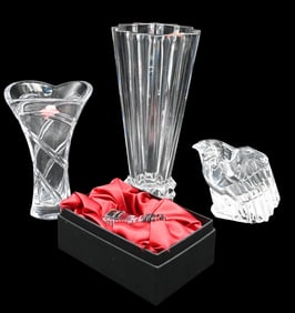 Group of Four Crystal Pieces