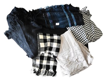 Group of Four Shawls