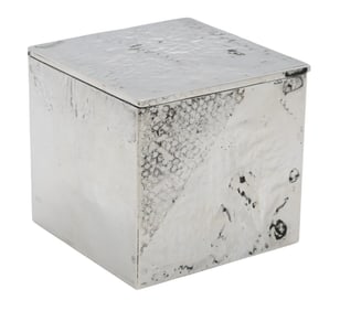 Tiffany & Co. Sterling Silver Samorodok-Style Box