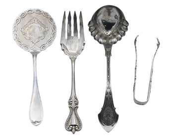 Four Sterling Silver Serving Utensils