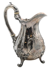 Benjamin Preston, London, 1829 Sterling Silver Cream Jug