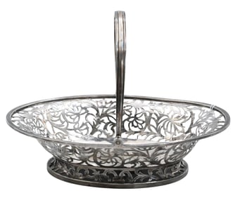 Sterling Silver Reticulated Basket