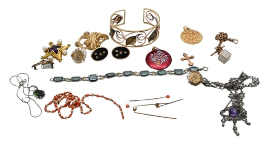 Large Group of Designer Costume Jewelry