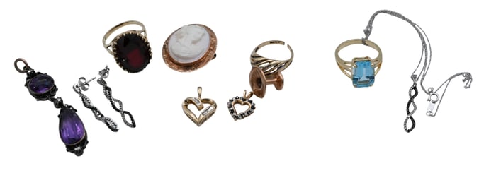 Group of 10k Gold Jewelry