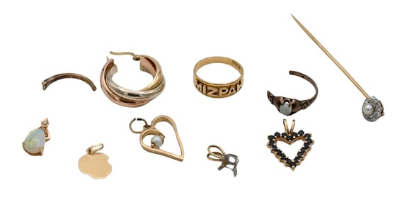 Group of 14K Gold Jewelry