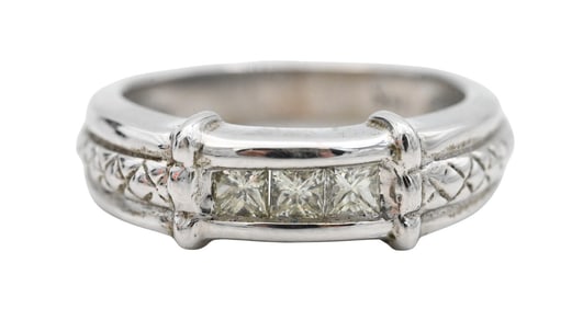 14K White gold Ring