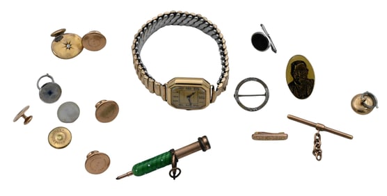 Group of Assorted Gold and Gold Filled Jewelry