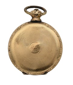 14K Yellow Gold Circular Locket