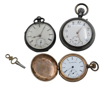 Group of Four Pocket Watches